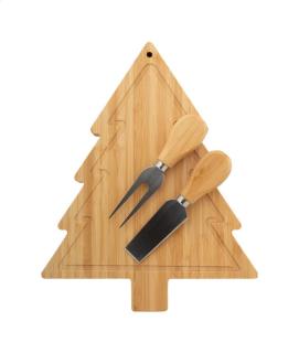 Jarlsberg Christmas cheese knife set 