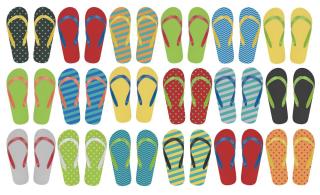 CreaPlaya customisable beach slippers 