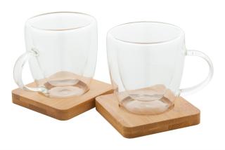 Mocaboo glass espresso cup set 