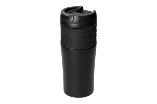 Insulated mug "Temptation", large Black matte