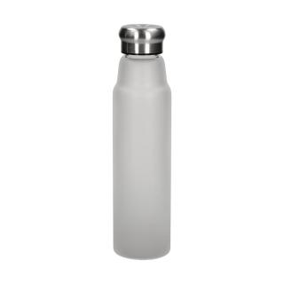Glasflasche "Life" 700 ml, Frosted Grau