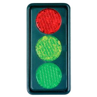 Reflector "Traffic light" Black