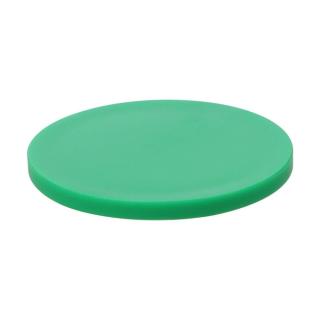 Shopping cart chip without hole Green