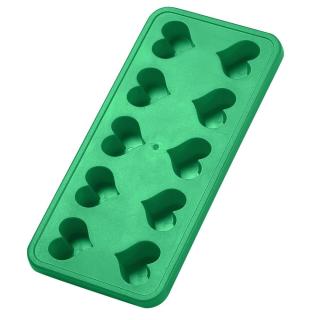 Ice cube mould "Hearts" Green