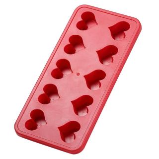Ice cube mould "Hearts" American red