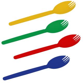 Cutlery "Spork" White