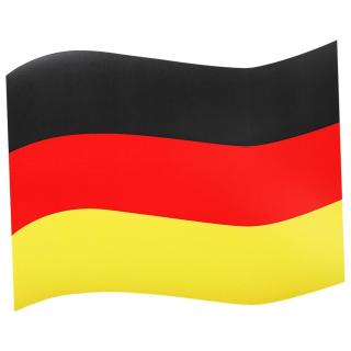 Car magnet "Flag" large German color