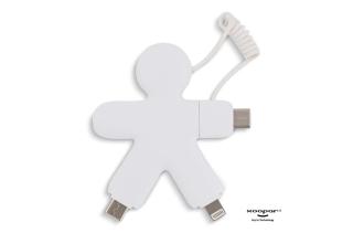 2064 | Xoopar Buddy Eco Charging Cable White