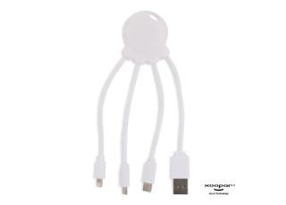 2087 | Xoopar Eco Octopus GRS Charging cable White