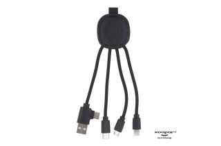 4000 | Xoopar Iné Smart Charging cable with NFC Black