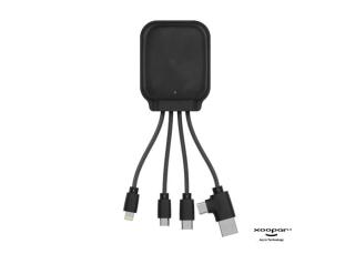 4001 | Xoopar Iné Gamma Charging cable with NFC and 3.000mAh Powerbank Schwarz