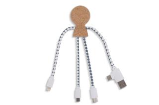 Xoopar Mr. Bio Cork Charging Cable 