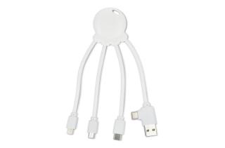 Enjoy Technology 4009| Xoopar Eco Octopus Ladekabel Ocean Bound Plastic Weiß