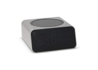Xoopar GRS Reddi Charge PD clock with wireless charger Light grey