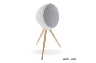 M-655 | Muse full LED, splash proof Bluetooth speaker with tripod 100W 