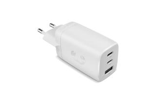 Fresh 'n Rebel 67W Laptop Fast Charger GaN USB-C & USB-A Light grey