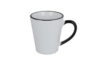 Melbourne Sublimationsbecher farbiger Rand & Henkel 300ml 