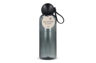 InSideOut Sagaform Ture Wasserflasche 600 ml Transparent schwarz
