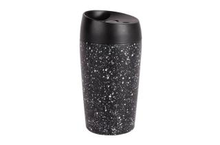 Sagaform Loke Travel Mug Splash 240ml Black/white