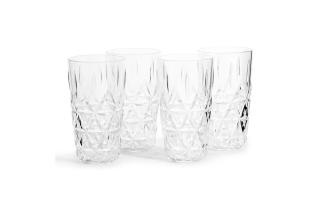 Sagaform Acryl picnic tumblers 400ml set of 4 