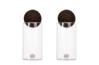 Sagaform Nature salt/pepper jars with cork stoppers 2 pcs. 