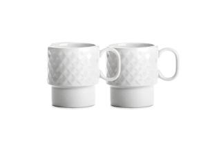 Sagaform Coffee & More Coffee Mug 2 pcs 250ml White