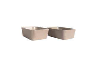 InSideOut Sagaform Flora Auflaufform mini 2-tlg. Beige