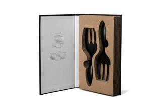 InSideOut Byon Insalata Salatbesteck Steel Schwarz
