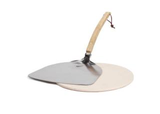 Orrefors Hunting pizza stone with pizza shovel 