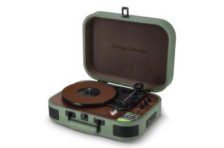 MT-207|Muse Vintage Turntable with BT-out Green