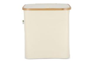 InSideOut faltbarer Korb mit Deckel Sogne 40,5 x 33 x 42cm rPET Ecru