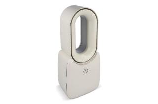 inSideOut Brislux – Rotorloser Softwind-Ventilator mit LED-Licht Beige