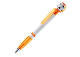Fan Kugelschreiber mit Fußball Orange