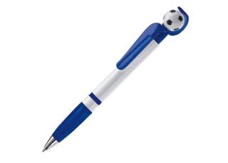 Fan Kugelschreiber mit Fußball Blau