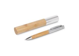 Metallkugelschreiber Bambus im Köcher 