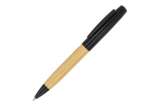 Metal Ball pen bamboo in tube 