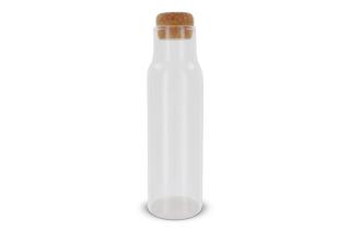 Karaffe mit Korkdeckel, 1l Transparent