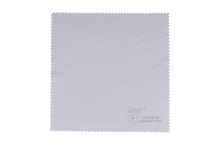 R-PET Sublimation Mikrofasertuch 15 x 15cm Weiß