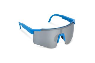 Tom R-PC sports sunglasses with mirror lens UV400 Light blue