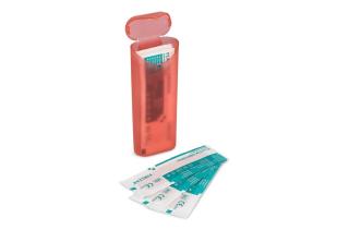 Plaster box with 10 PE plasters (70 × 18 mm) Red