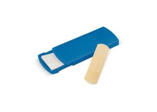 Bandage box Transparent blue