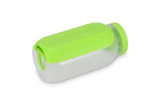 All-in-One Lunch Bowl Container with Sauce Compartment & Spoon-fork Light green