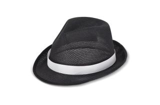 Polyester hat with band 