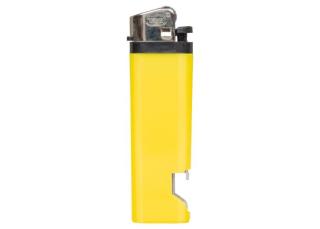 Flint lighter-bottle opener Yellow