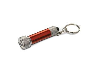 Mini LED light with keyring Red