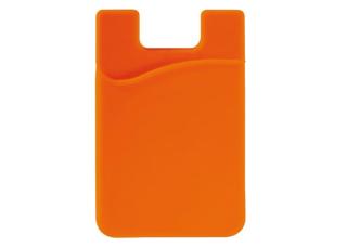 Telefon Silikon Kartenhalter Orange