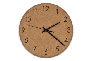 Cork wall clock Nature