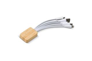 Charging cable bamboo with R-PET 