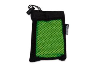 R-PET cooling towel 30x80cm Green/black