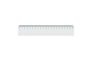 Ruler 20cm White